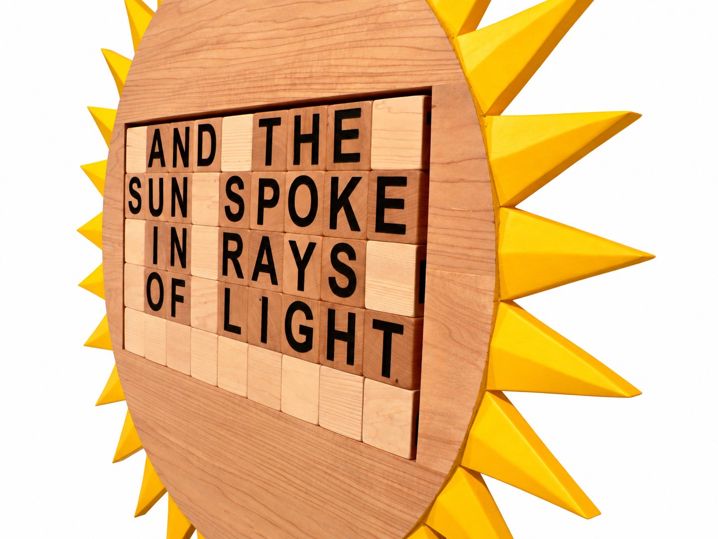 Yellow Spokes of Light