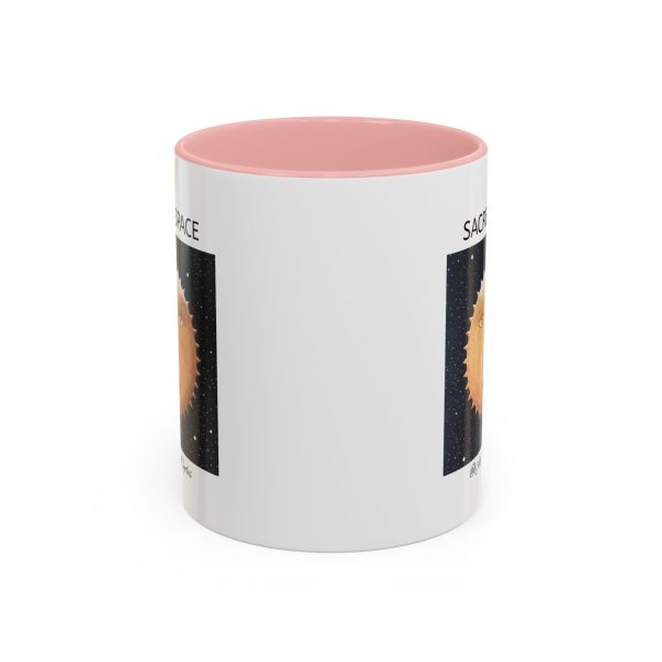 SACRED SPACE Mug, Red, Pink or Black, Iluminada Print - Image 5
