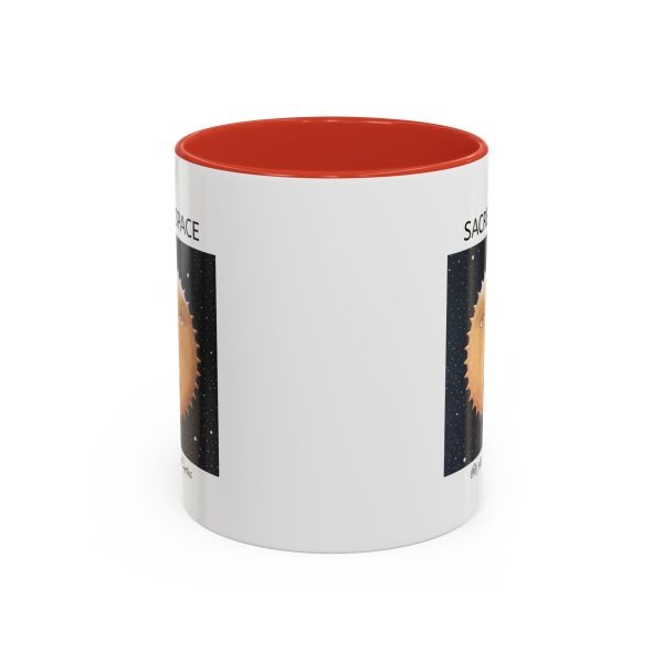SACRED SPACE Mug, Red, Pink or Black, Iluminada Print - Image 9