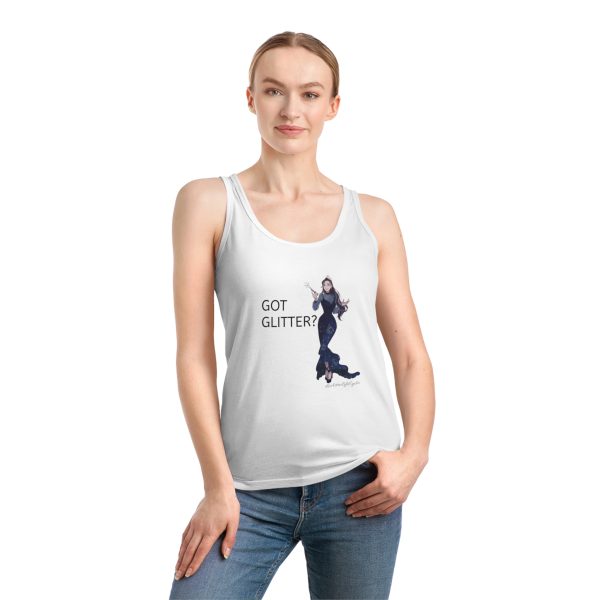 GOT GLITTER Organic Tank Top - White, Blue or Black - Image 9