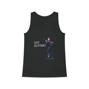 GOT GLITTER Organic Tank Top - White, Blue or Black