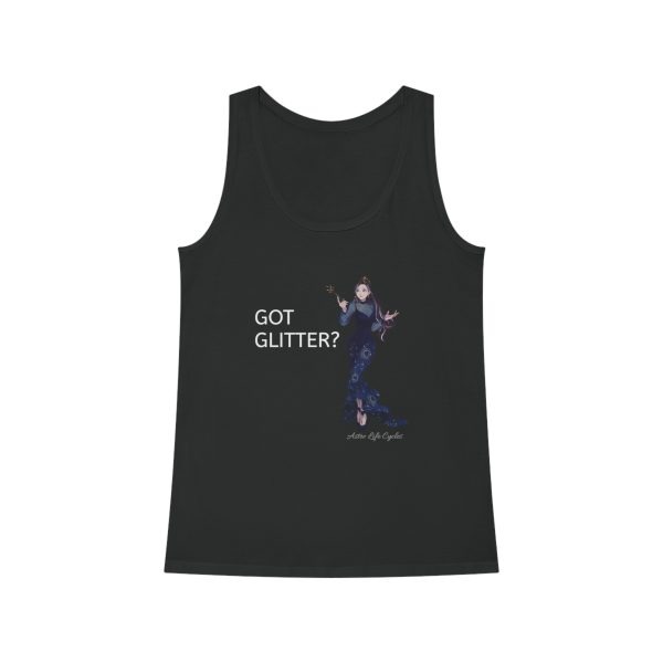 GOT GLITTER Organic Tank Top - White, Blue or Black