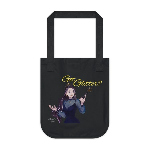 Organic GOT GLITTER Canvas Tote Bag in Natural, Blue, or Black - Image 5
