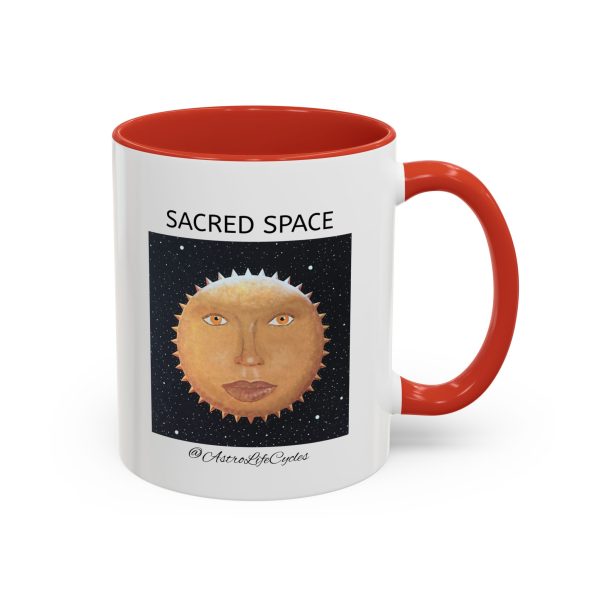 SACRED SPACE Mug, Red, Pink or Black, Iluminada Print - Image 10