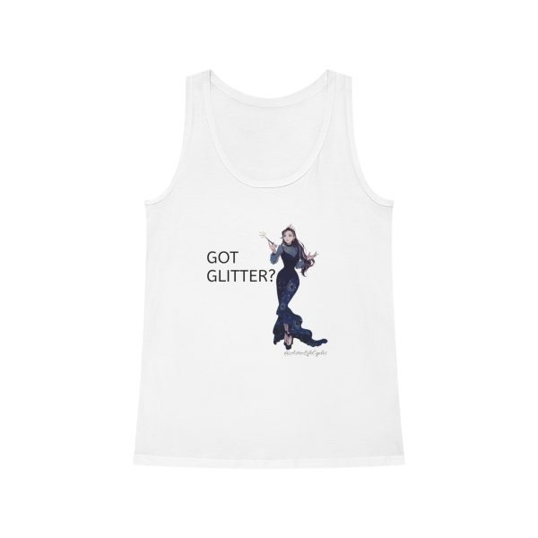 GOT GLITTER Organic Tank Top - White, Blue or Black - Image 7